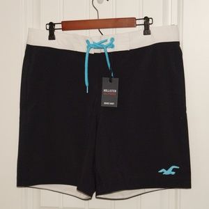 Hollister Men's Swim Trunks / XL / Dark Blue / NEW